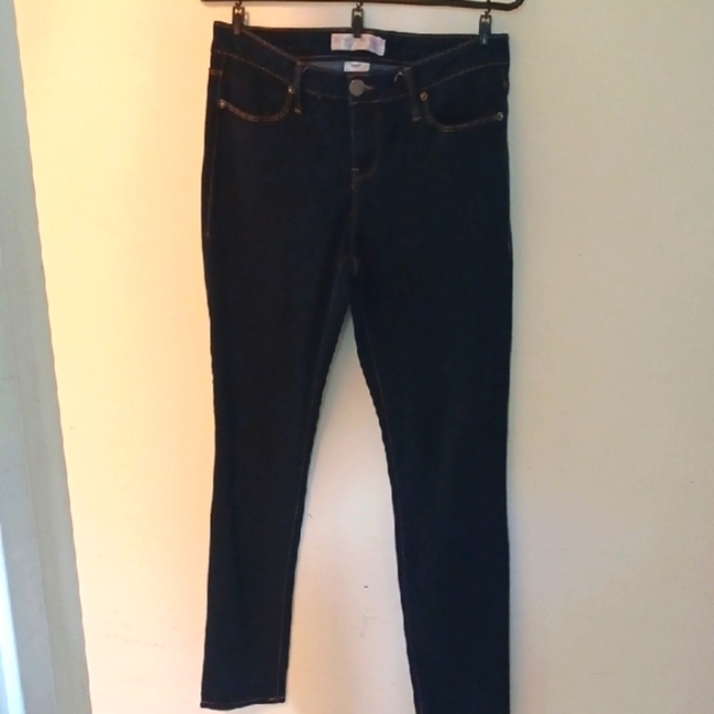 No Boundaries Women's Dark Skinny Blue Jeans, 11
